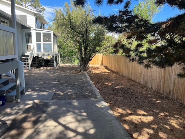 2935 Arizona, Los Alamos, NM 87544 - view of fenced backyard