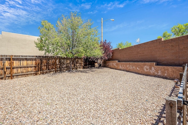 1455 Santiago Loop, Santa Fe, NM 87507 - view of fenced backyard