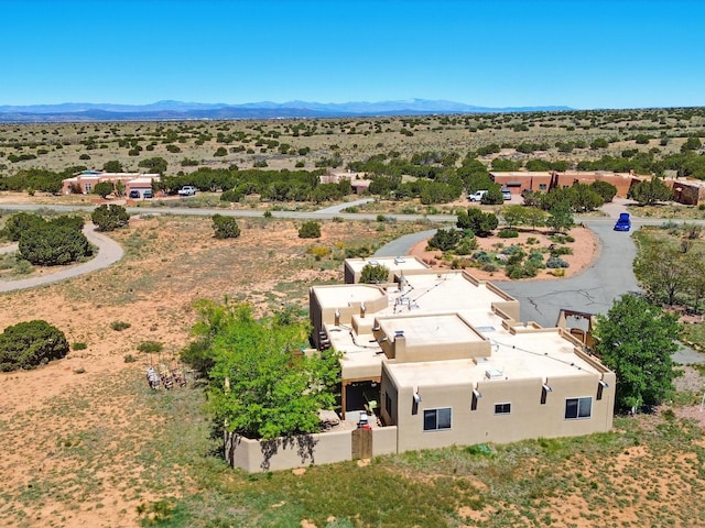 54 Encantado Loop, Santa Fe, NM 87508 - overview of rural landscape featuring a mountainous background and a desert landscape