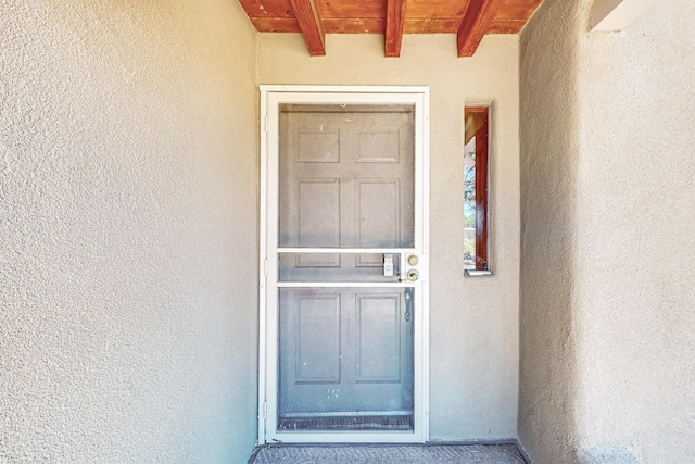 26 Apache Creek Rd, Santa Fe, NM 87505 - property entrance featuring stucco siding