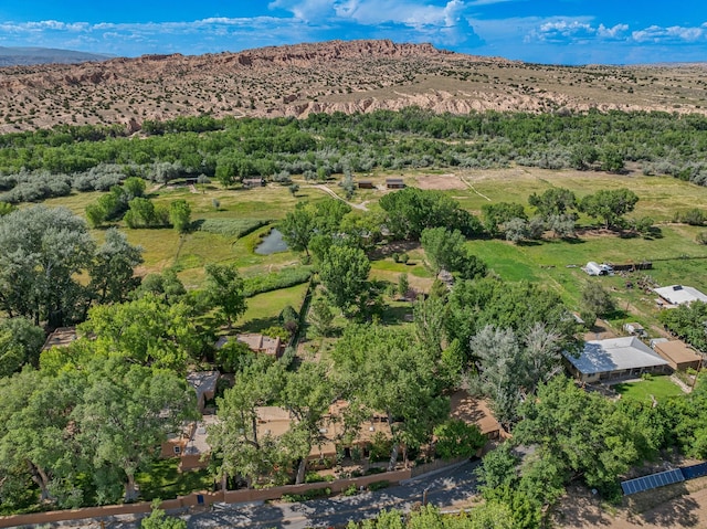 127 County Road 84, Santa Fe, NM 87506 - bird's eye view of a mountainous background