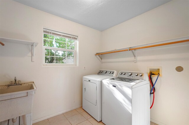 1905 Mendius, Los Alamos, NM 87544 - washroom with independent washer and dryer, baseboards, light tile patterned floors, and a textured ceiling