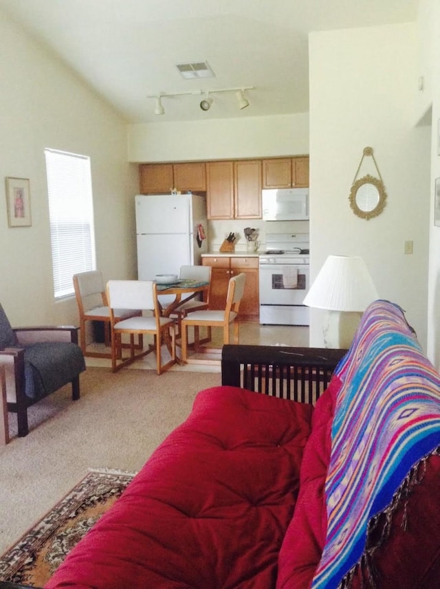 421 Maple Ave, Chama, NM 87520 - living room with light colored carpet
