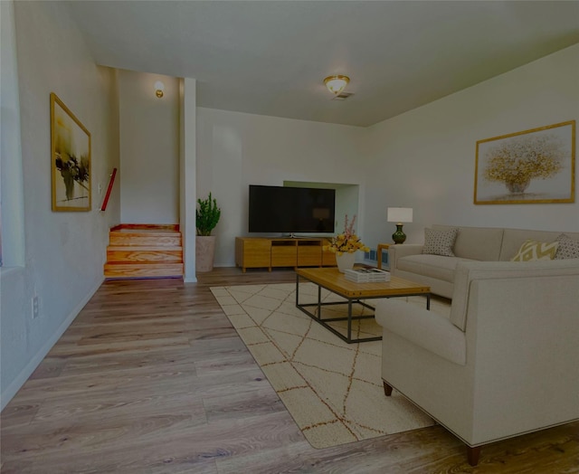 421 Maple Ave, Chama, NM 87520 - living area featuring light wood-style floors and baseboards