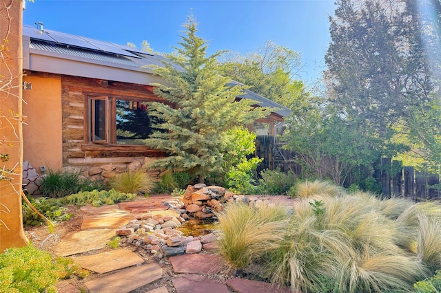 1330 Cerro Gordo Unit F, Santa Fe, NM 87501 - view of yard