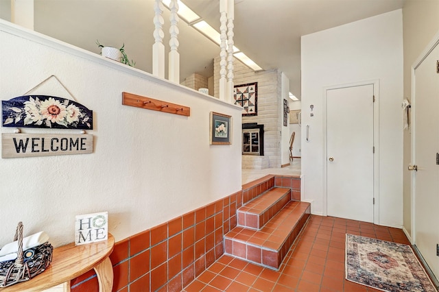 444 Aragon, White Rock, NM 87547 - hallway featuring tile patterned floors