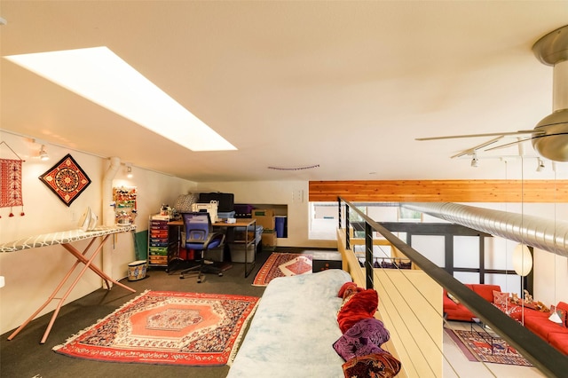 3600 Cerrillos Unit 208, Santa Fe, NM 87507 - office space with rail lighting and a skylight
