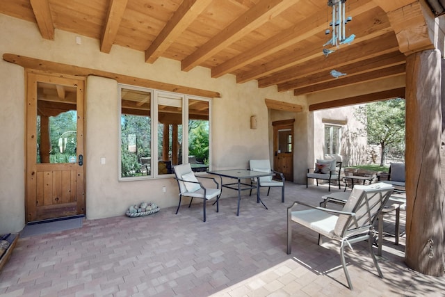 425 Calle Kokopelli, Santa Fe, NM 87501 - view of patio