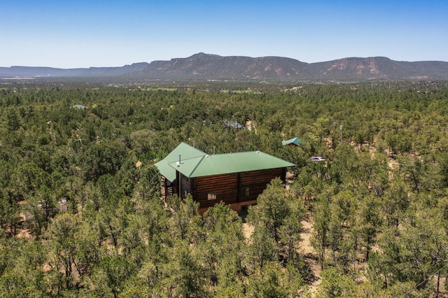76 Los Altos De Cicuye, Pecos, NM 87552 - mountain view featuring a forest