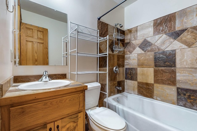 76 Los Altos De Cicuye, Pecos, NM 87552 - full bath featuring shower / washtub combination, vanity, and toilet