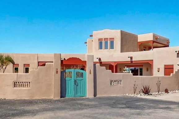 5 La Aguapa, Sandia Park, NM 87047 - view of building exterior featuring a fenced front yard