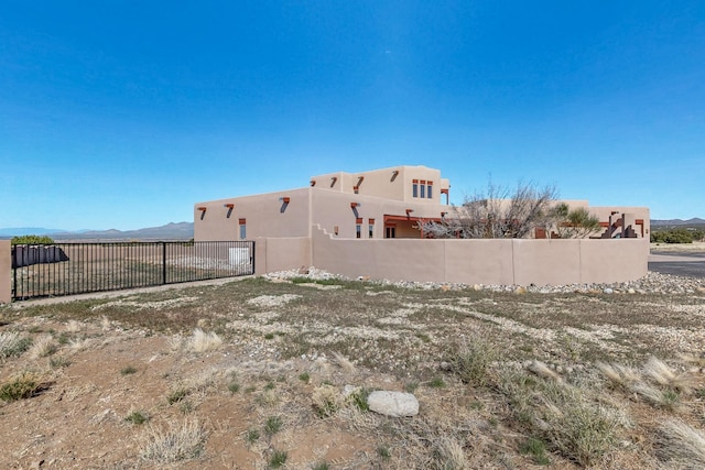 5 La Aguapa, Sandia Park, NM 87047 - view of yard with a mountain view