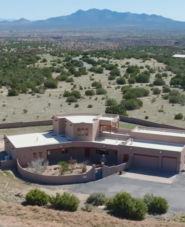 5 La Aguapa, Sandia Park, NM 87047 - view from above of property featuring mountains