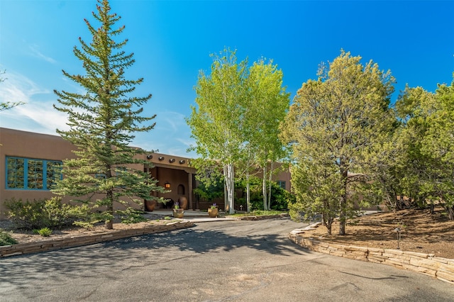 1050 Sierra Del Norte, Santa Fe, NM 87501 - pueblo-style house with stucco siding