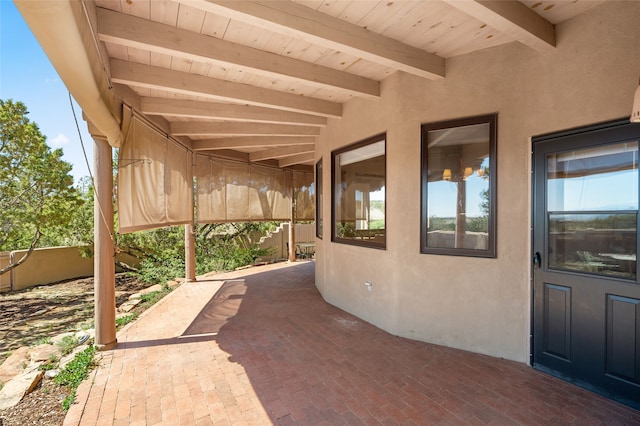 28 Camino Caballos, Lamy, NM 87540 - view of patio