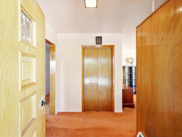 707 Middle San Pedro Rd, Espanola, NM 87532 - hall featuring carpet floors and baseboards