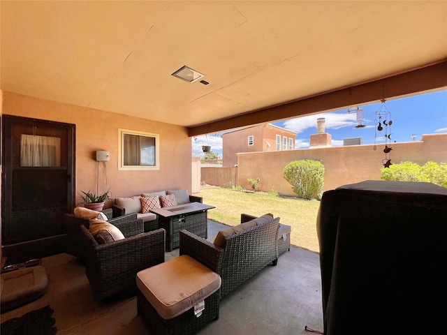 368 Bryce, White Rock, NM 87547 - view of patio featuring outdoor lounge area