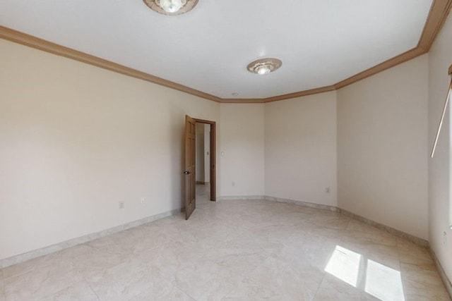 1521 Lakeview Rd SW, Albuquerque, NM 87105 - spare room featuring ornamental molding and baseboards