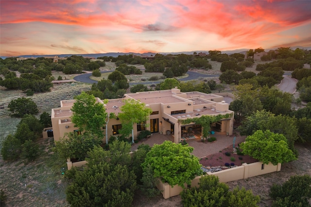 20 Rising Moon, Santa Fe, NM 87506 - view of aerial view at dusk