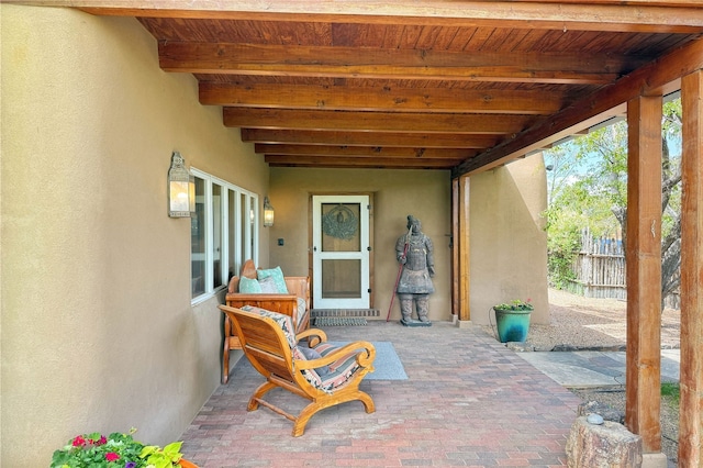 559 Camino Del Monte Sol, Santa Fe, NM 87505 - view of patio / terrace