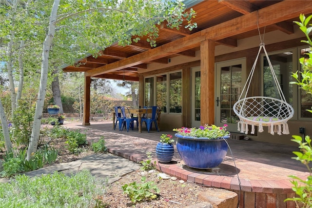 559 Camino Del Monte Sol, Santa Fe, NM 87505 - view of patio