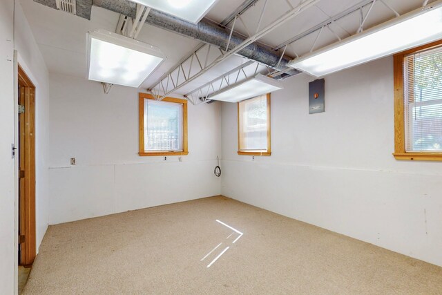 1765 38th St, Los Alamos, NM 87544 - below grade area featuring carpet floors