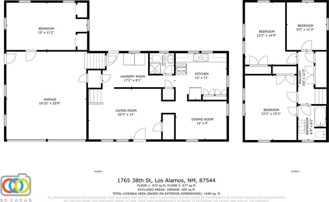 1765 38th St, Los Alamos, NM 87544 - property floor plan