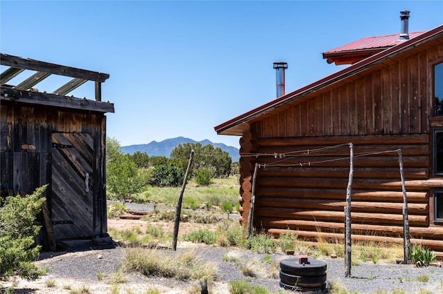 208A Camino Los Abuelos, Santa Fe, NM 87508 - view of yard with a mountain view