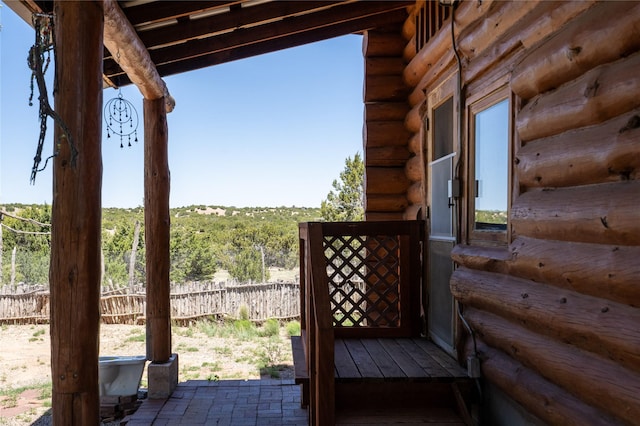 208A Camino Los Abuelos, Santa Fe, NM 87508 - view of deck