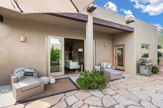 11 W Avenida Sebastian, Santa Fe, NM 87506 - view of patio / terrace featuring a grill