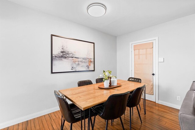 3177 Nickel Unit A, Los Alamos, NM 87544 - dining room with baseboards and wood-type flooring