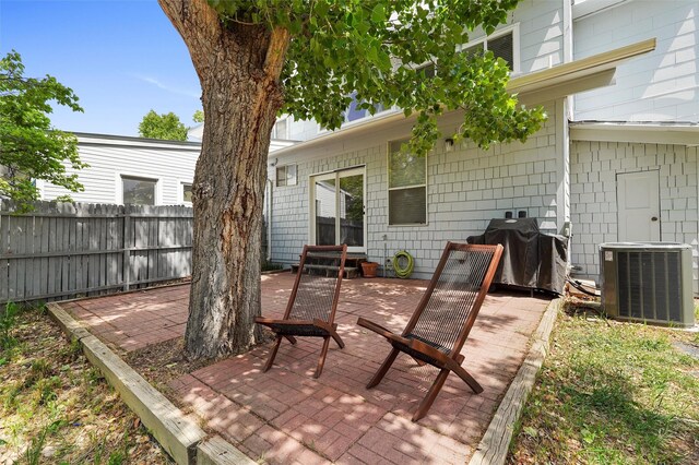 3177 Nickel Unit A, Los Alamos, NM 87544 - view of patio featuring central AC unit and area for grilling