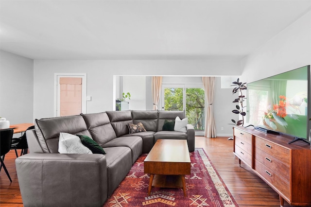 3177 Nickel Unit A, Los Alamos, NM 87544 - living room featuring dark wood finished floors