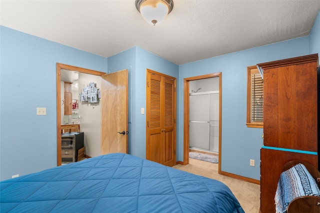 50 Jackson Hole Rd, Angel Fire, NM 87710 - carpeted bedroom with baseboards and a closet