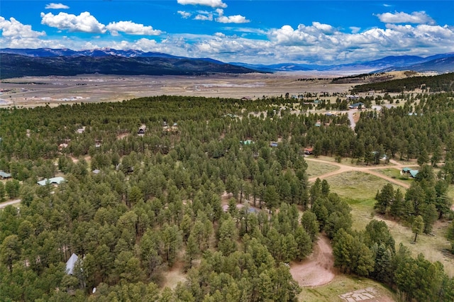 50 Jackson Hole Rd, Angel Fire, NM 87710 - bird's eye view of a mountainous background and a forest