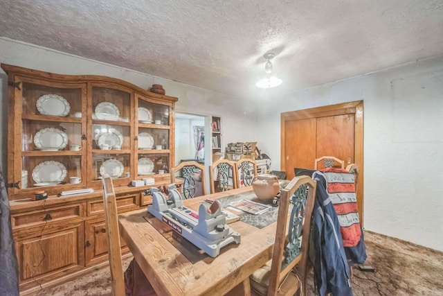 1619 Brae St, Santa Fe, NM 87505 - carpeted office space featuring a textured ceiling