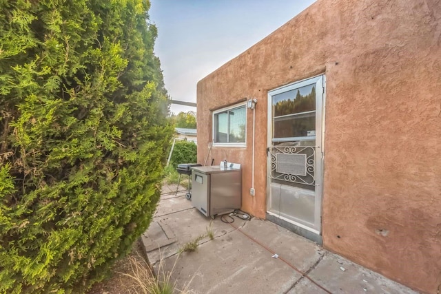 1619 Brae St, Santa Fe, NM 87505 - view of patio with cooling unit