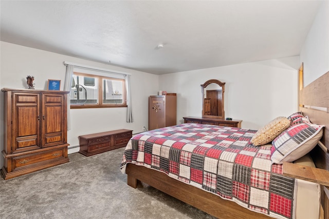 1905 Camino Redondo, Los Alamos, NM 87544 - bedroom with carpet flooring and baseboard heating