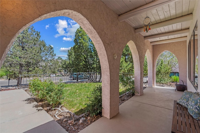 1905 Camino Redondo, Los Alamos, NM 87544 - view of patio / terrace