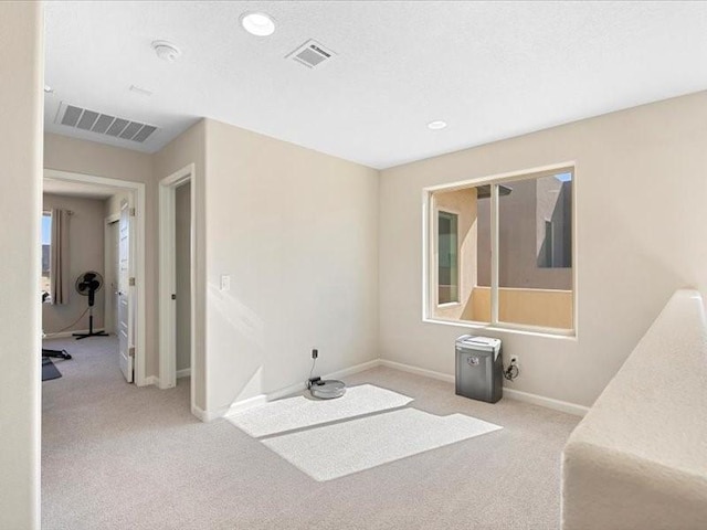 5220 Gold Hill Ln, Santa Fe, NM 87507 - empty room featuring carpet, baseboards, and recessed lighting
