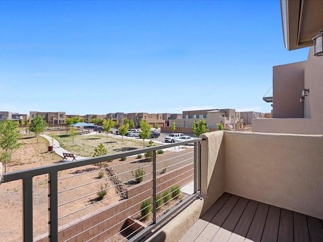 5220 Gold Hill Ln, Santa Fe, NM 87507 - balcony with a residential view