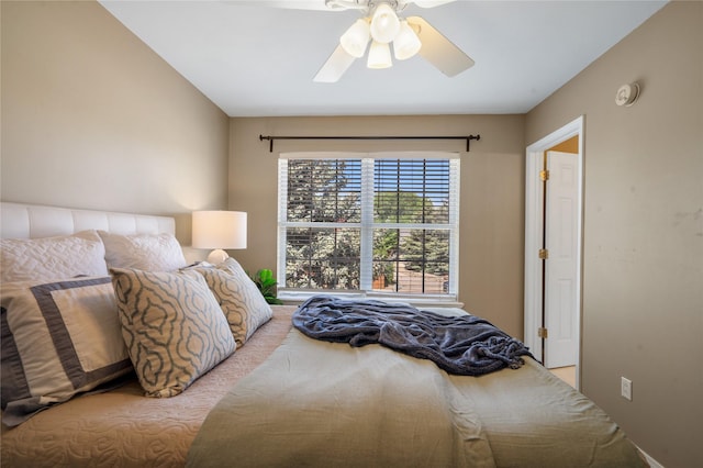 917 Estates Dr, Los Alamos, NM 87544 - bedroom with a ceiling fan