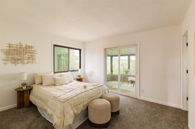 1180 Sioux, Los Alamos, NM 87544 - carpeted bedroom with access to exterior and baseboards