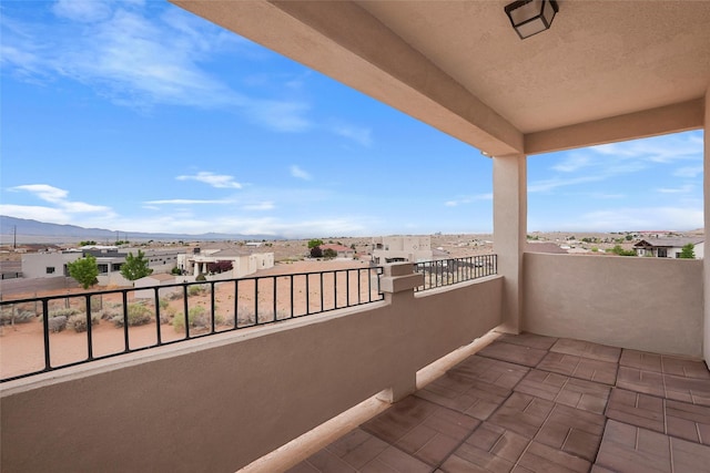 1810 Eucalyptus Rd NE, Rio Rancho, NM 87144 - balcony with a mountain view