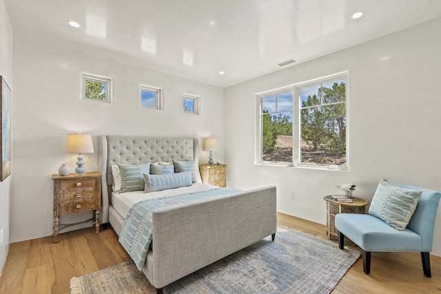 6 Sierra Ct, Santa Fe, NM 87506 - bedroom featuring wood finished floors and recessed lighting