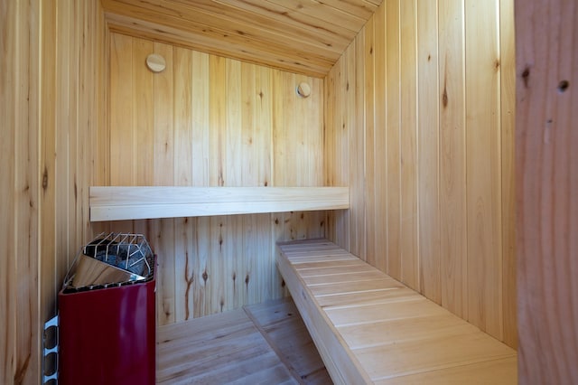 202 Alamo Dr, Santa Fe, NM 87501 - relaxing sauna with wood walls