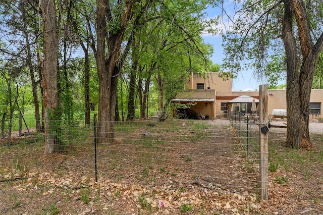 65 E Sombrillo Rd, Nm, NM 87532 - view of yard featuring a gazebo