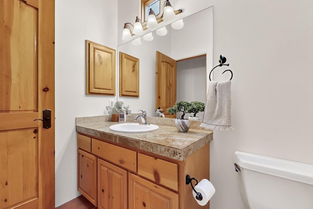 138 E Chili Line, Santa Fe, NM 87508 - bathroom with vanity and toilet
