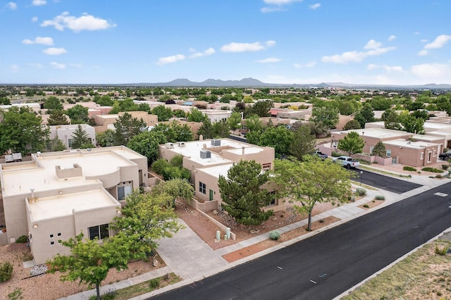 138 E Chili Line, Santa Fe, NM 87508 - aerial perspective of suburban area featuring a mountain backdrop