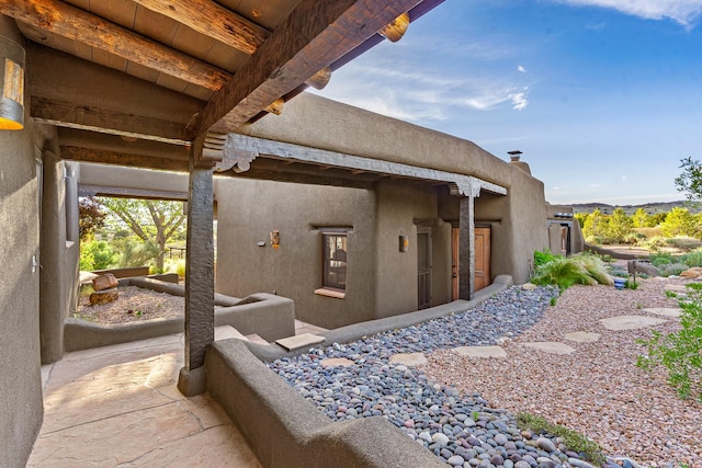 26 Camino Los Angelitos, Santa Fe, NM 87540 - view of patio / terrace
